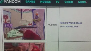 Elmo s World Sleep in Episode 3986 on Muppet Wiki