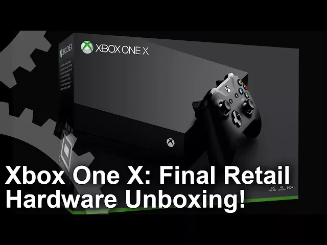 Xbox One X Unboxing + Size Comparisons with PS4 Pro!