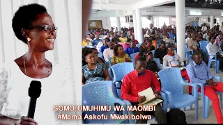 Somo Umuhimu Wa Maombi Mama Askofu Mwakibolwa Akihubiri Mito Ya Baraka Church 