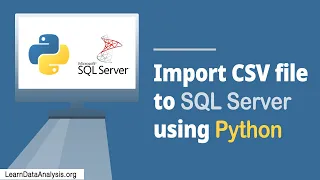 Import Records From CSV File or any data file to SQL Server or any database system With Python