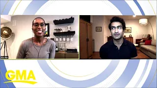 issa rae and kumail nanjiani talk about their new movie the lovebirds l gma