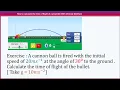 How to find the time of flight of a projectile Part 1