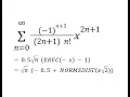 Gaussian Integral using ERFC NORMSDIST Taylor Maclaurin SERIESSUM LINEST Polynomial Regression