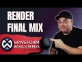 Download Lagu How To Export Project to MP3 or WAV in Tracktion Waveform Free or Pro Tutorial