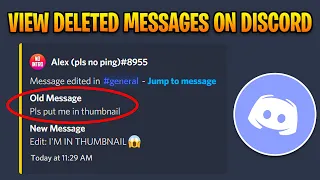 View Deleted Edited Messages on Your Discord Server