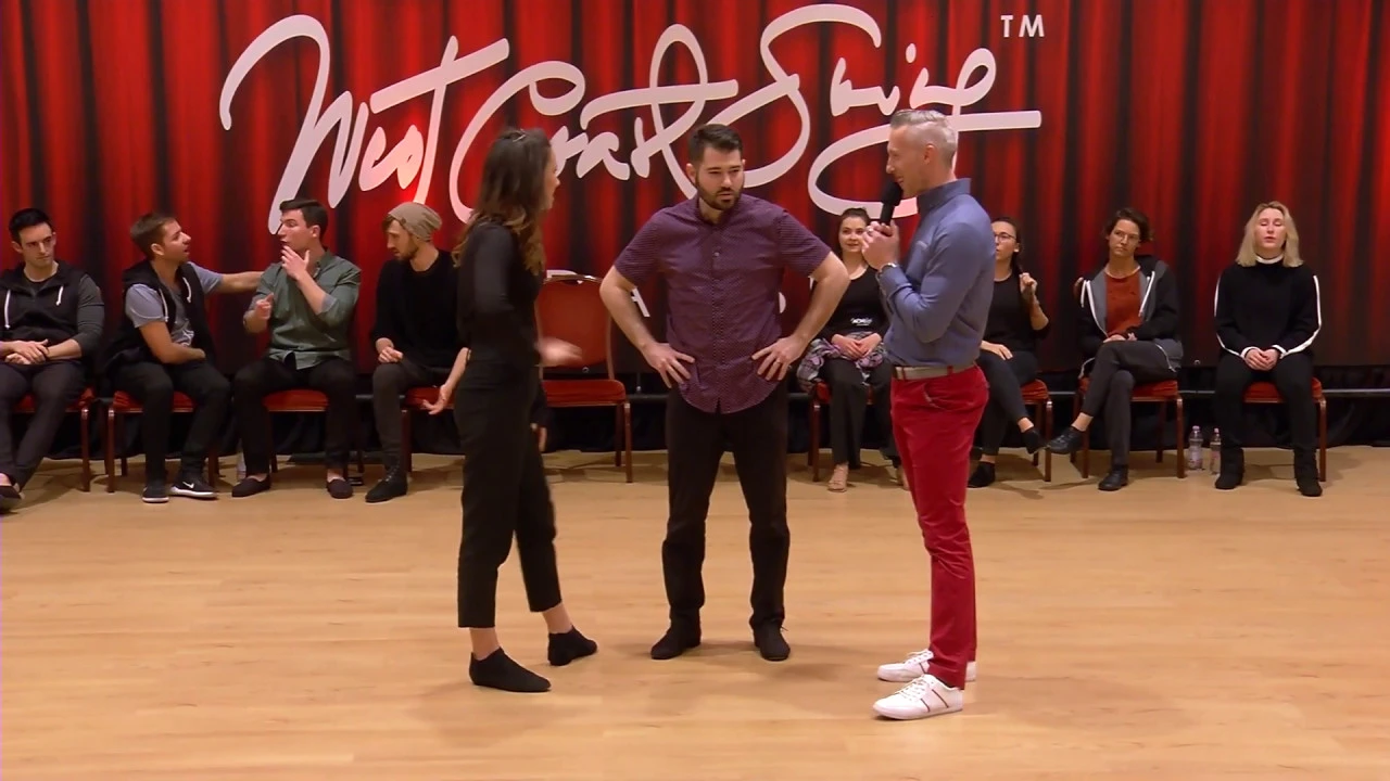 Improv West Coast Swing Dance - Ben Morris & Virginie Grondin - Budafest 2020 Pro Jack & Jill Show