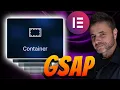 GROW A Container On Scroll Using GSAP - Elementor No Plugins