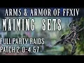 All Savage Raid Maiming Sets of ARR HW SB