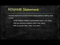 9 Rename Statement - SQL