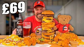 Sixty Nine s Massive Filthy Burger Challenge in Belfast Northern Ireland
