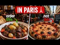 How to eat like a Parisian - What to Order in Paris And What to Avoid
