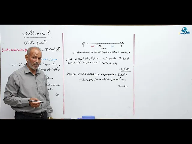 رياضيات السادس الادبي - الفصل الثاني - الغاية والاستمرارية ج1