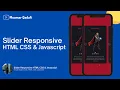 Responsive Slider Usign HTML CSS And JavaScript - Visual Studio Code
