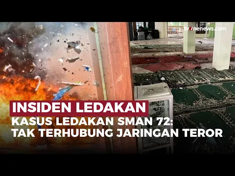 Polisi Ungkap Hasil Penyelidikan Ledakan SMAN 72: Tak Terhubung Jaringan Teror