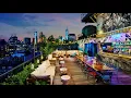 New York Rooftop Coffee Ambience & Bossa Nova Lounge Music - Smooth Jazz To Study, Focus and Work