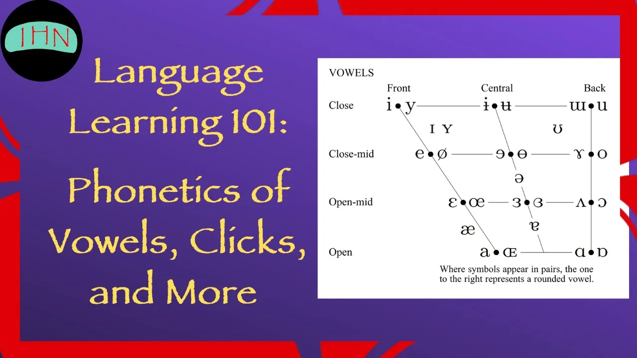 Intro to Language Analysis: Phonetics Pt 2