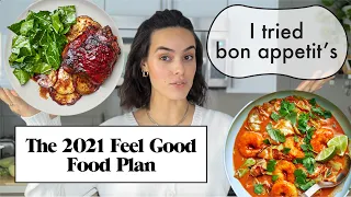 Download I Tried Bon Appetit's Feel Good Food Plan 2021 // dinner recipe ideas MP3