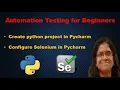 Creating python project in Pycharm Learn Automation Testing in Tamil