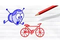 Uneasy Rider | Pencilmation Cartoon #39