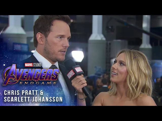 Scarlett Johansson and Chris Pratt at the Premiere
