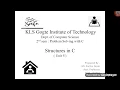 Structures in C 18CCP24 by Mr Sachin Desai