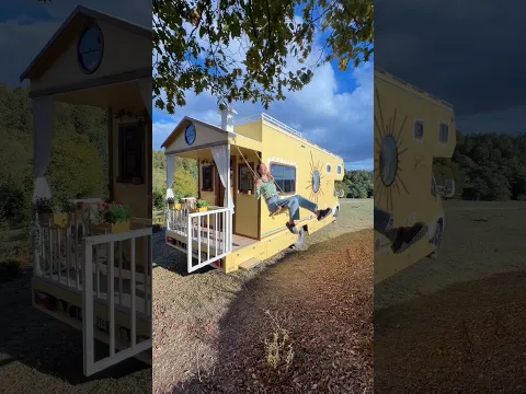 My Little Dollhouse & Its Cozy Swing ☕️🌷 #cottagecore #slowliving #vanlife