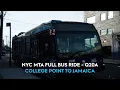 Q20A Bus to Jamaica Ride 2021-22 Nova Bus LFS 8946 MTA New York City Bus