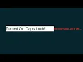 Detect Caps Lock In Input Tag HTML CSS And JAVASCRIPT DNF Html css and Javascript Tutorials