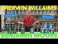 Sherwin Williams VS Benjamin Moore Which is BEST