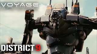 exosuit vs mercenaries district 9 voyage