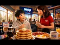 Breakfast at IHOP Ordering Pancakes in English Slow and Easy English Story for Beginners