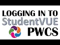 Logging into StudentVUE for PWCS