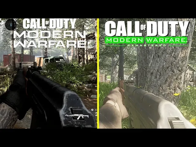 Call of Duty Modern Warfare 2019 vs 2016 Modern Warfare Remastered + Confirmed Weapons