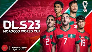 تحميل دريم ليج 2023 مود منتخب المغرب بأخر الاطقم DLS 23 MOROCCO WORLD CUP  تحميل دريم ليج 2023 مود منتخب المغرب بأخر الاطقم DLS 23 MOROCCO WORLD CUP