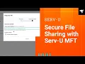 Secure File Sharing with Serv-U MFT