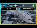 MSFS 2020 UNITED AIRLINES B772 SFO - BARCELONA