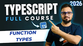 TypeScript Tutorial - Function Types in TypeScript