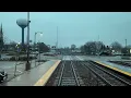 Metra UP-NW Cab Car Ride on Train From Harvard to Chicago