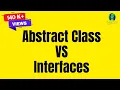 Abstract Class vs Interface in C C Interview Questions Csharp Interview Questions