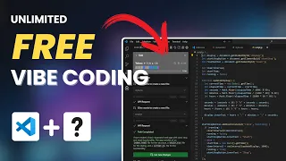 Unlimited FREE Vibe Coding with VS Code Cursor Alternative