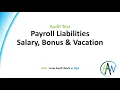 6 24 Audit test - Payroll Liabilities
