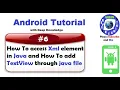 How to add TextView from Java in Android Studio