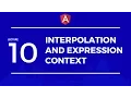 Angular 2 Interpolation Expression Context