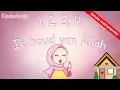 Lagu Kinderliedje: 1, 2, 3, 4, Ik houd van Allah - zonder instrumenten