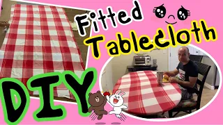 DIY fitted table cloth Mai Soong Ka