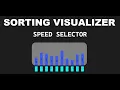 React Sorting Visualizer Speed Selection