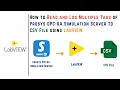 How to Read and Log Multiple Tags of Prosys OPC-UA Simulation Server to CSV File using LabVIEW IoT