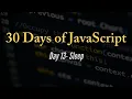 30 days of JavaScript - Sleep