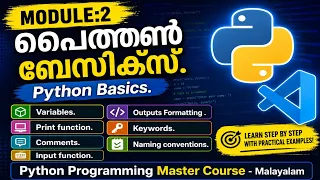 2 Python Basics Print Function Variables F-string Input Functions Python Master Course