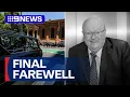 Lagu PM leads tributes for Graham Richardson at state funeral | 9 News Australia